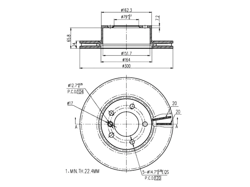 Brake Disc (AZMT-44-024-1266)