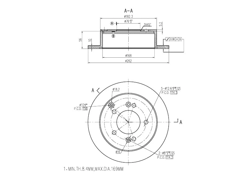 Brake Disc (AZMT-44-024-1234)