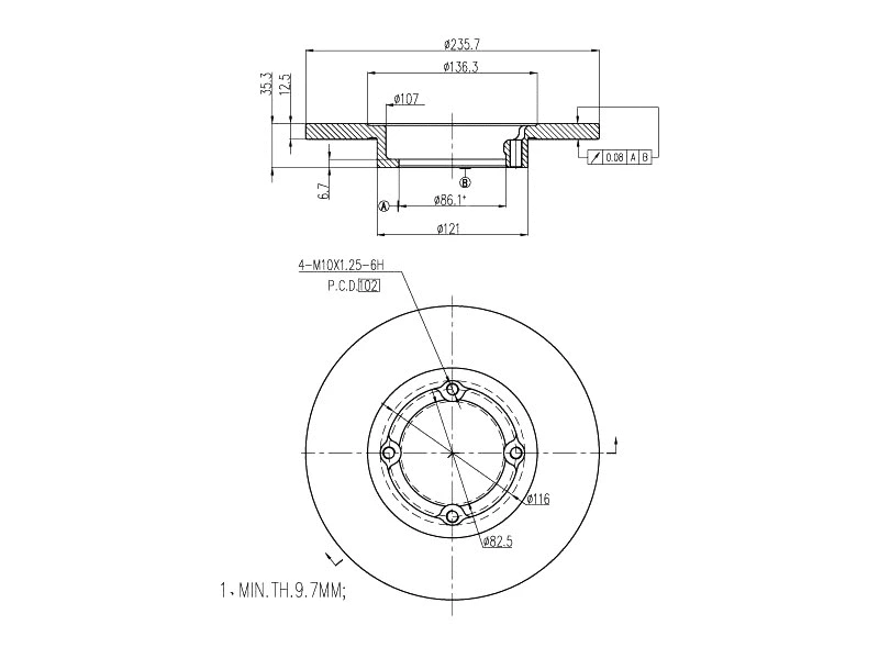 Brake Disc (AZMT-44-024-1042)