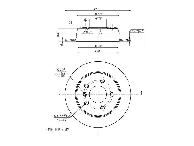 Brake Disc (AZMT-44-024-1158)