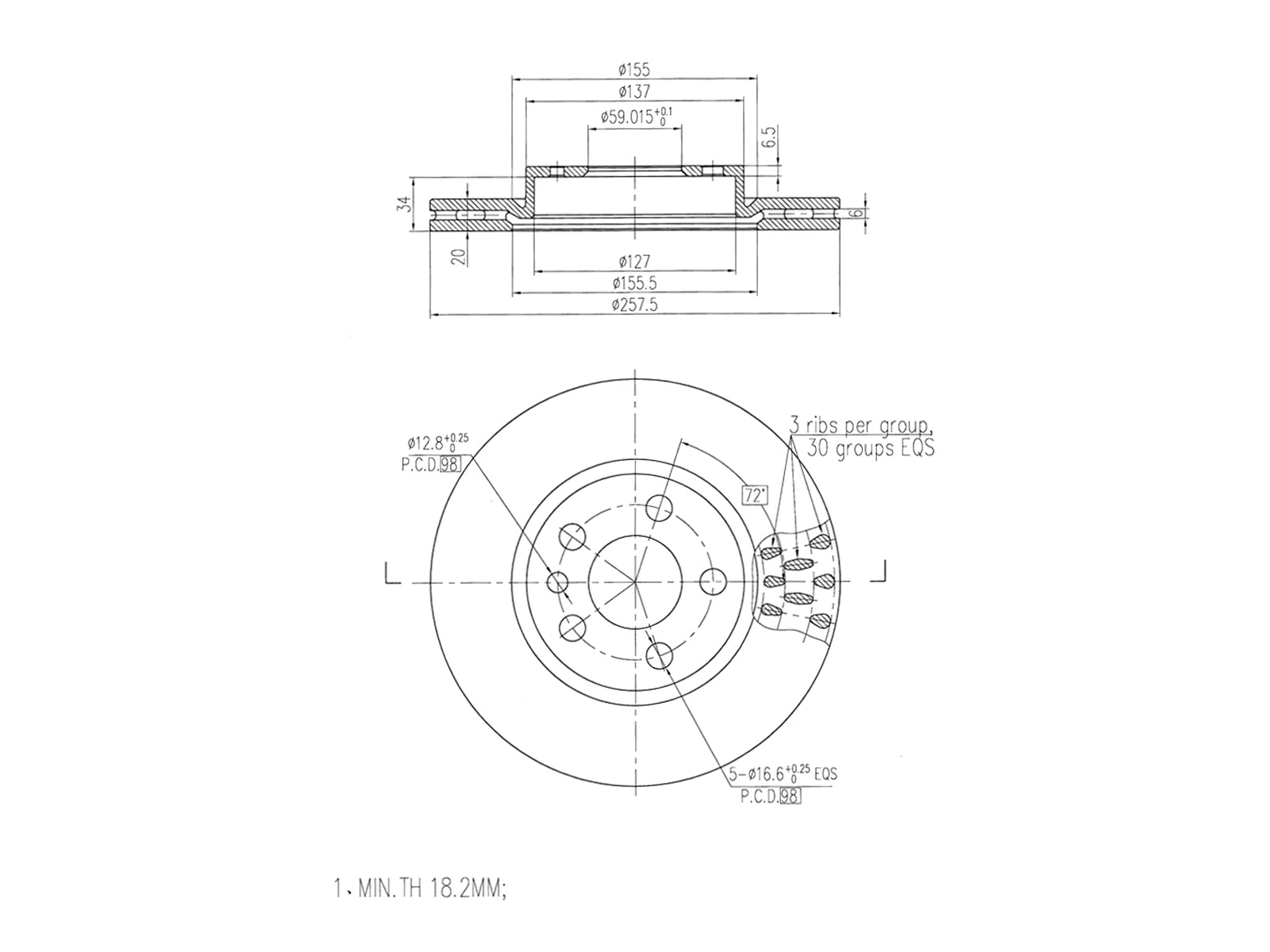 Brake Disc (AZMT-44-024-1512)