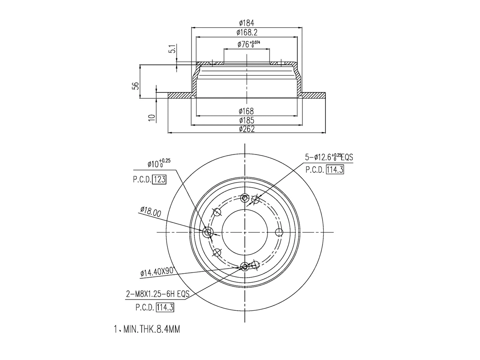 Brake Disc (AZMT-44-024-1314)