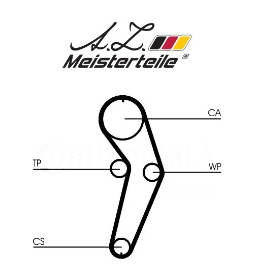 Timing Belt Kit (AZMT-30-058-2092WP)