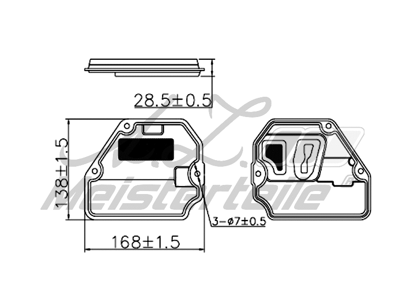 Hydraulic Filter, automatic transmission