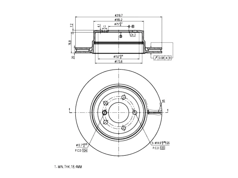 Brake Disc (AZMT-44-024-1404)