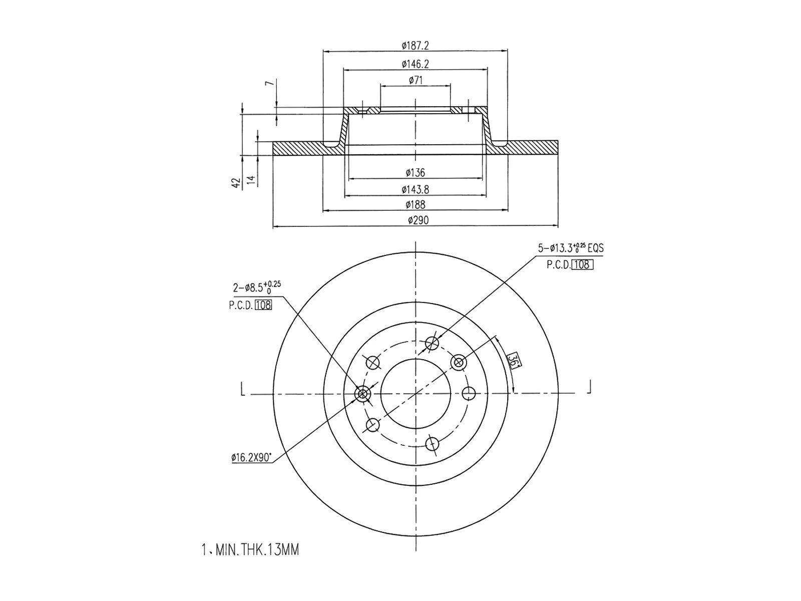 Brake Disc (AZMT-44-024-1303)