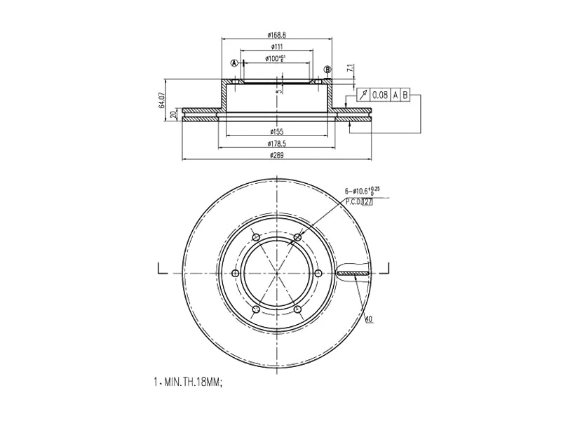 Brake Disc (AZMT-44-024-1474)