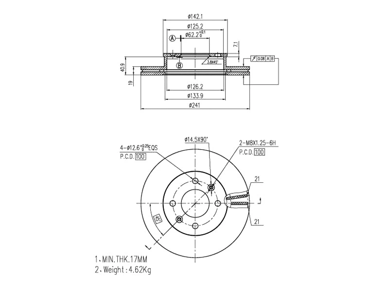 Brake Disc (AZMT-44-024-1262)