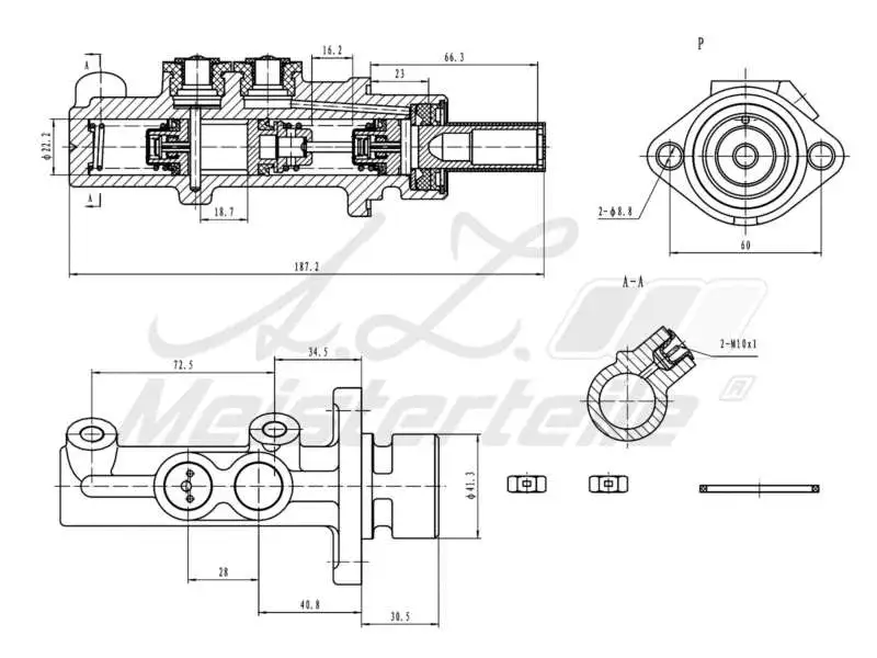 Brake Master Cylinder (AZMT-44-110-1061)
