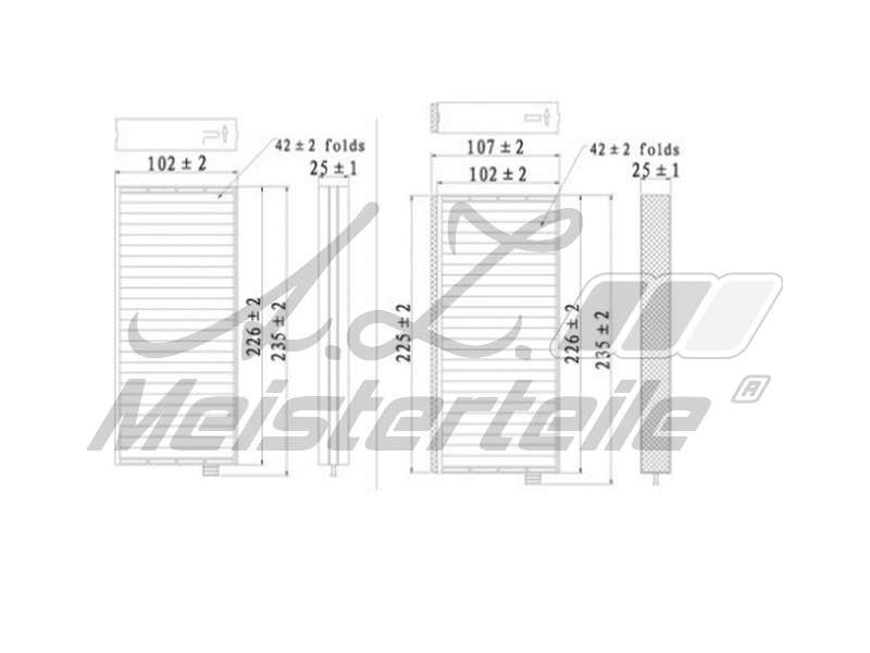 Filter, cabin air (AZMT-41-010-1561)