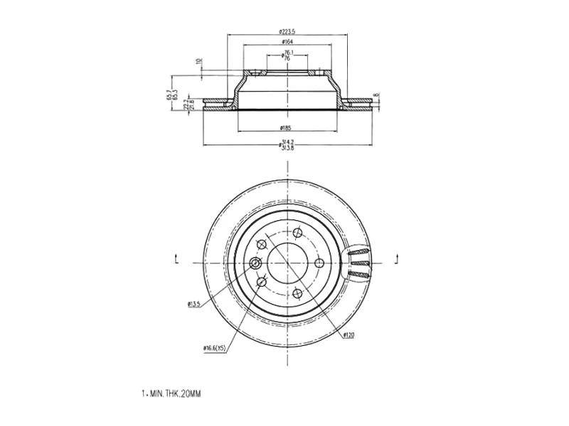 Brake Disc (AZMT-44-024-1354)