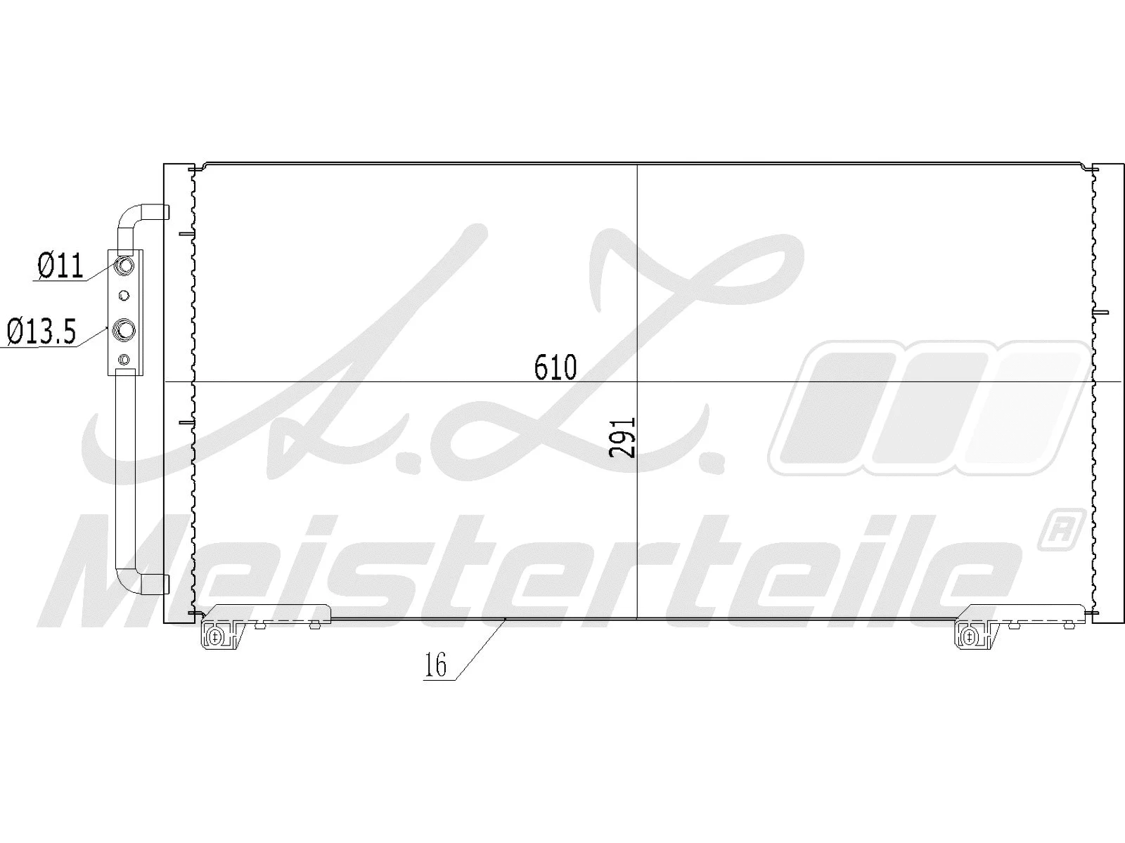 Condenser, air conditioning (AZMT-45-030-1353)