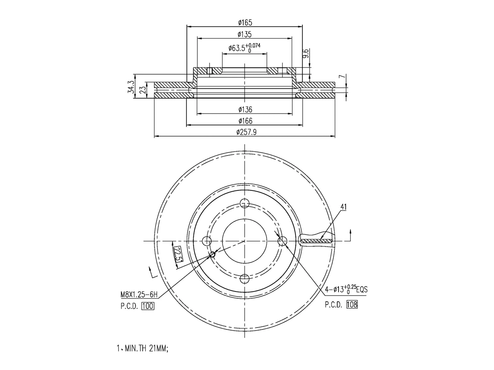 Brake Disc (AZMT-44-024-1378)