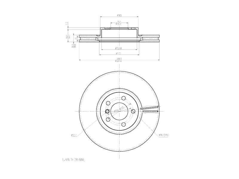 Brake Disc (AZMT-44-024-1363)