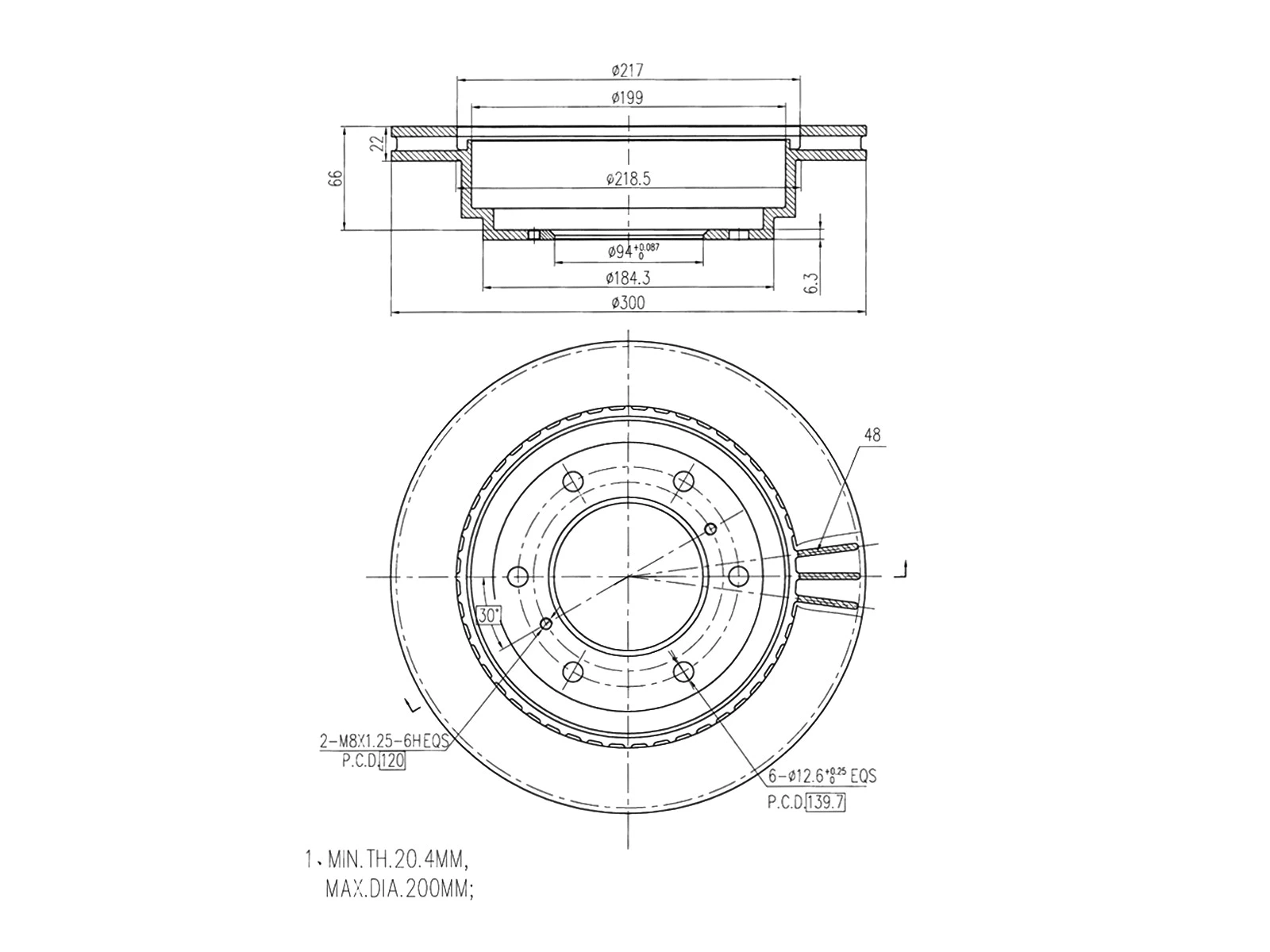Brake Disc (AZMT-44-024-1209)