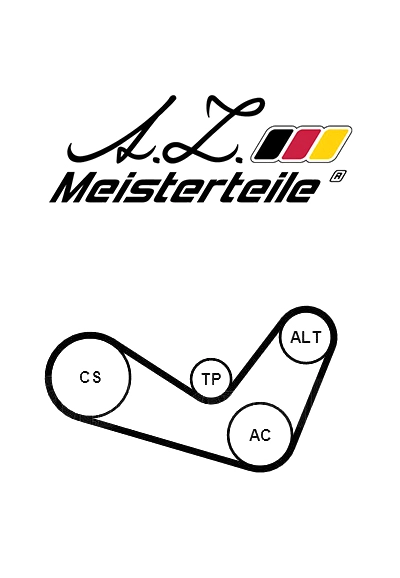 V-Ribbed Belt Set (AZMT-20-030-1044)