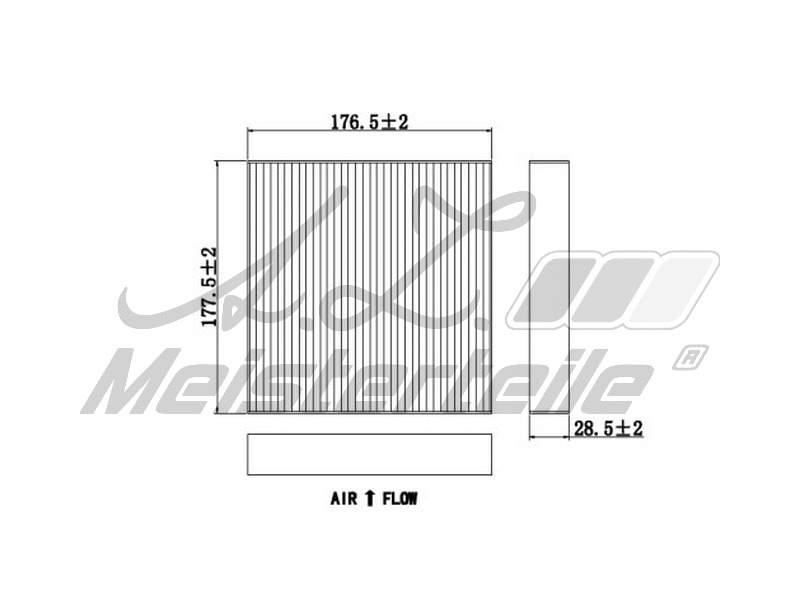 Filter, cabin air (AZMT-41-010-1509)