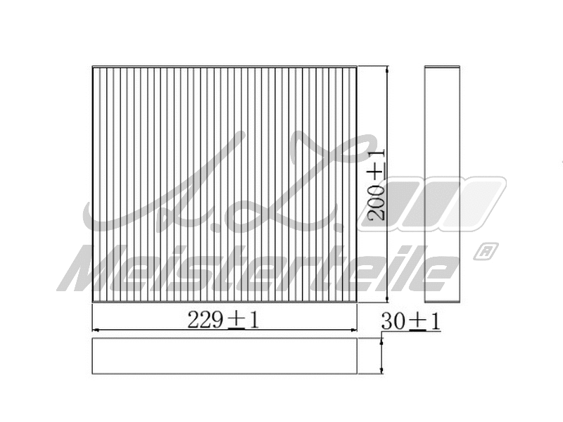 Filter, cabin air (AZMT-41-010-1666)