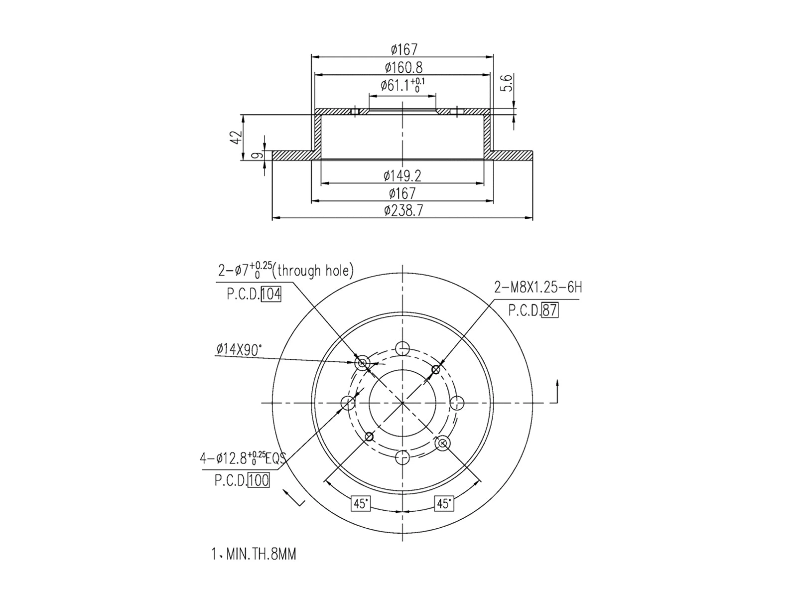 Brake Disc (AZMT-44-024-1196)
