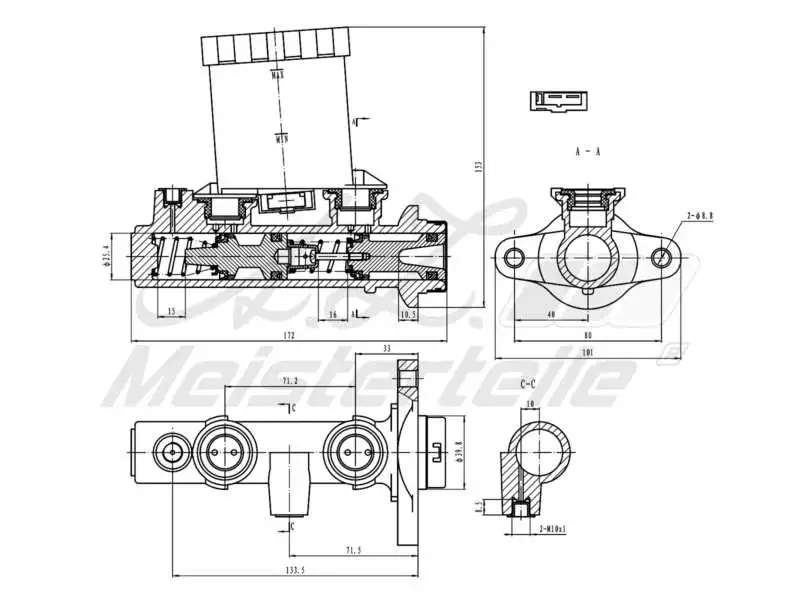 Brake Master Cylinder (AZMT-44-110-1108)