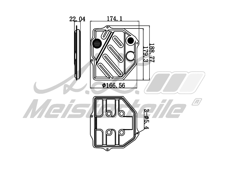 Hydraulic Filter, automatic transmission