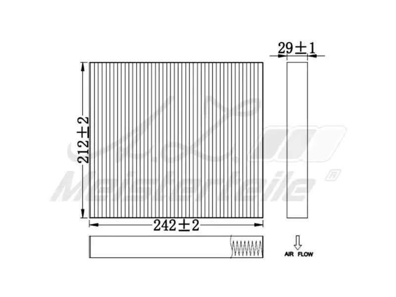 Filter, cabin air (AZMT-41-010-1470)