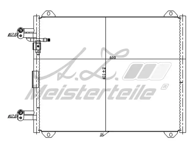 Condenser, air conditioning (AZMT-45-030-1679)
