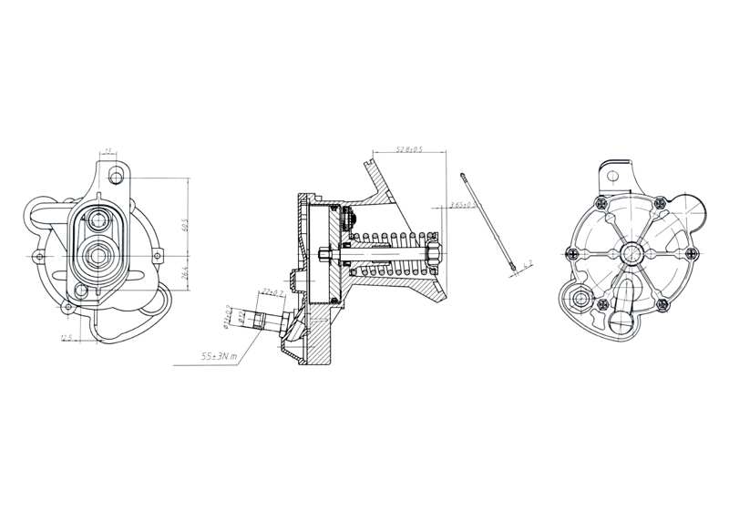 Vacuum Pump, braking system (AZMT-44-130-1045)