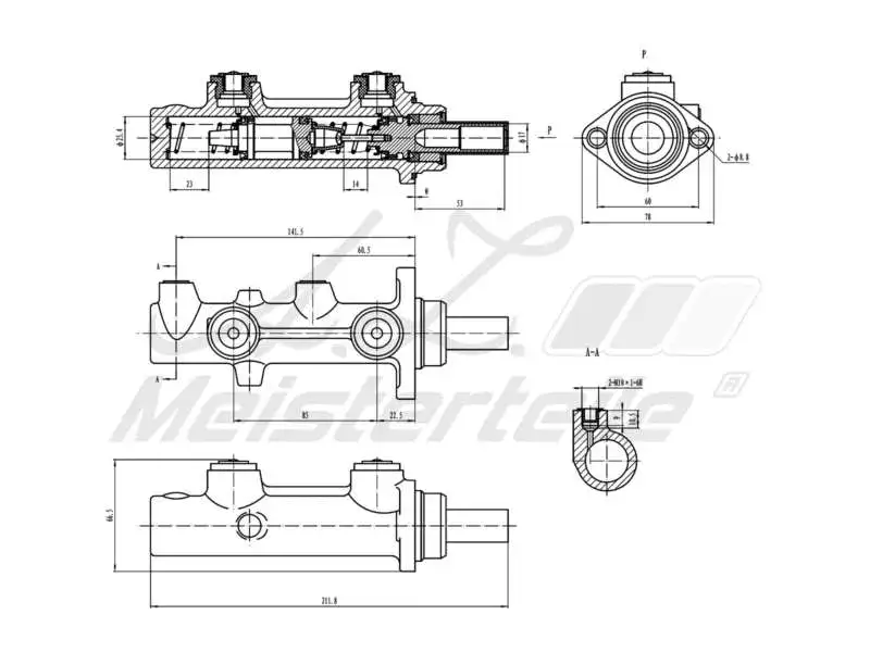 Brake Master Cylinder (AZMT-44-110-1055)