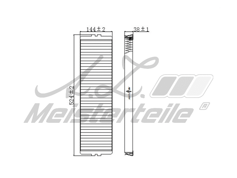 Filter, cabin air (AZMT-41-010-1679)