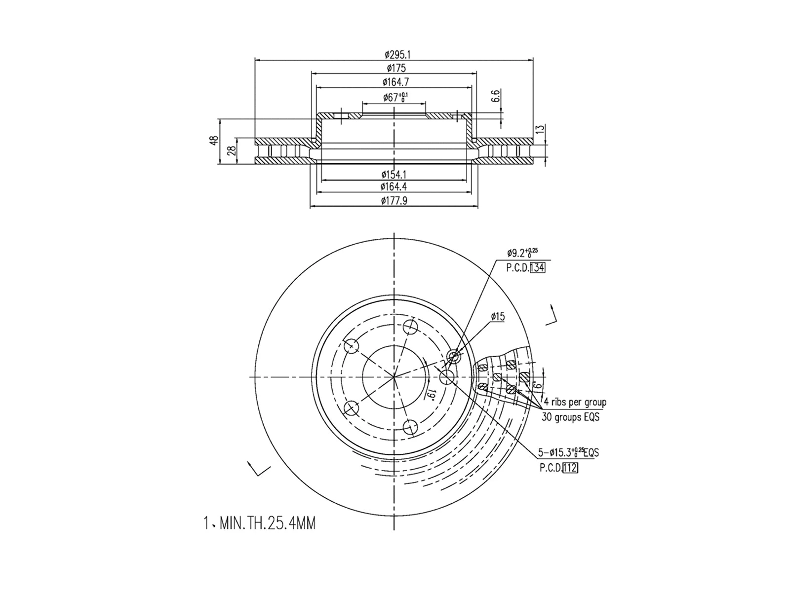 Brake Disc (AZMT-44-024-1152)