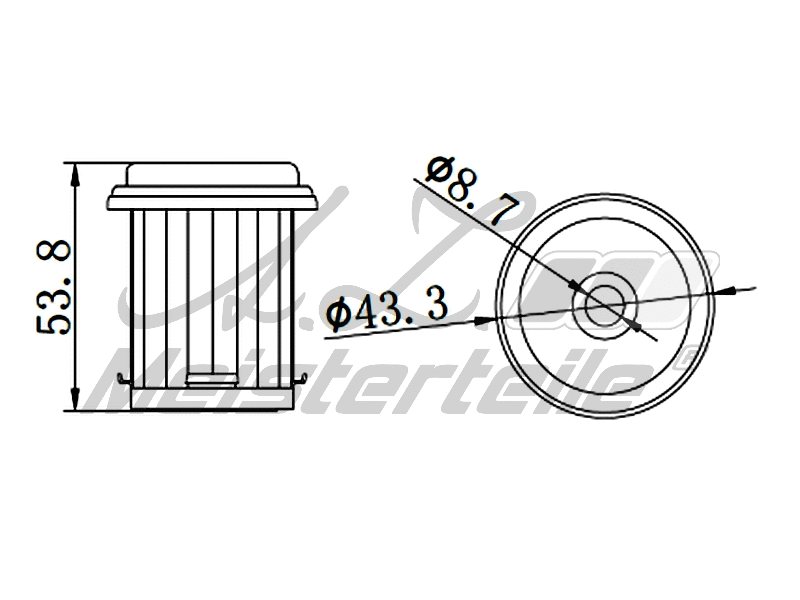 Hydraulic Filter, automatic transmission