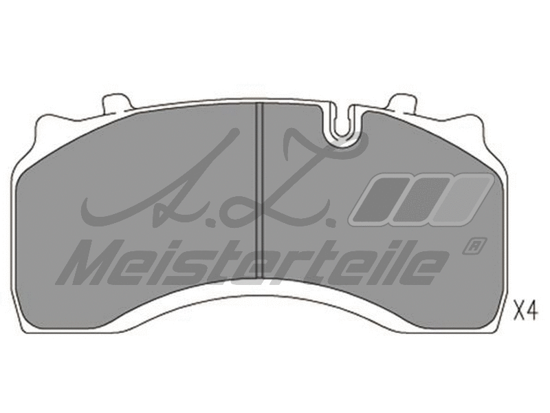 Brake Pad Set, disc brake (AZMT-44-022-2359)