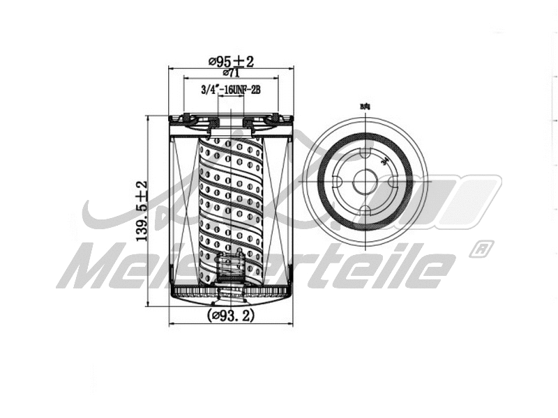 Oil Filter (AZMT-41-040-1337)