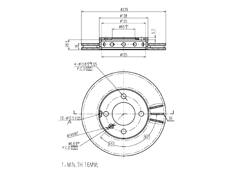 Brake Disc (AZMT-44-024-1501)