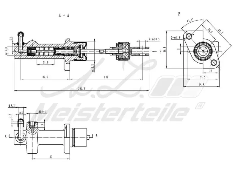 Master Cylinder, clutch