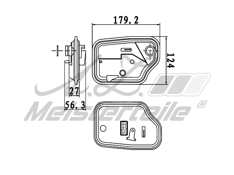 Hydraulic Filter, automatic transmission
