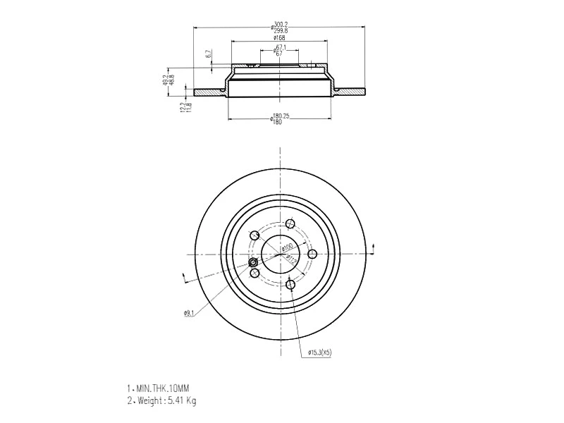 Brake Disc (AZMT-44-024-1388)