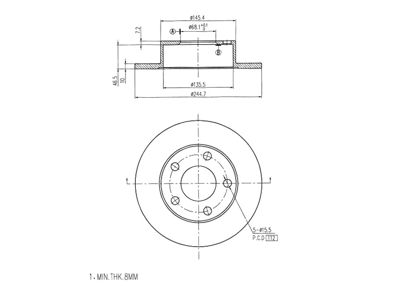 Brake Disc (AZMT-44-024-1026)