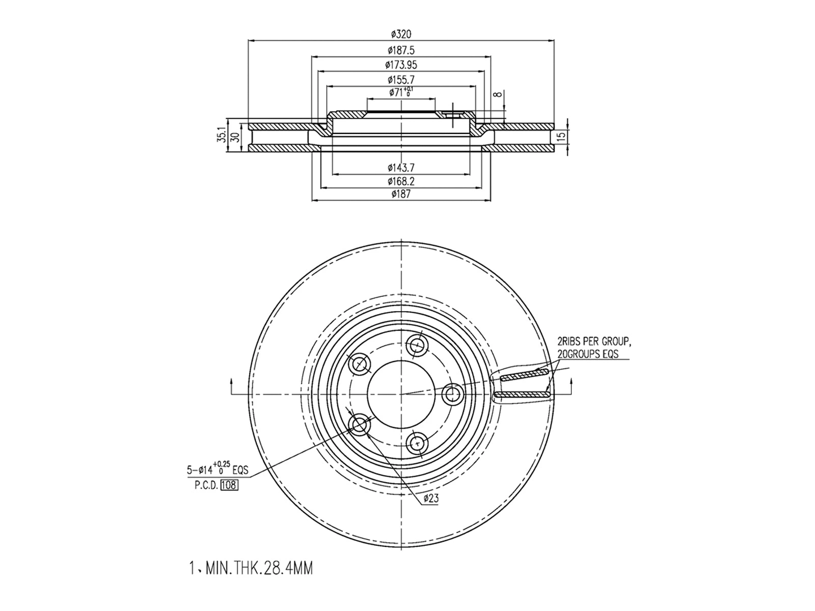 Brake Disc (AZMT-44-024-1332)