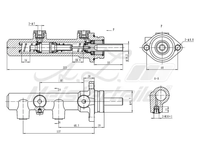Brake Master Cylinder (AZMT-44-110-1020)