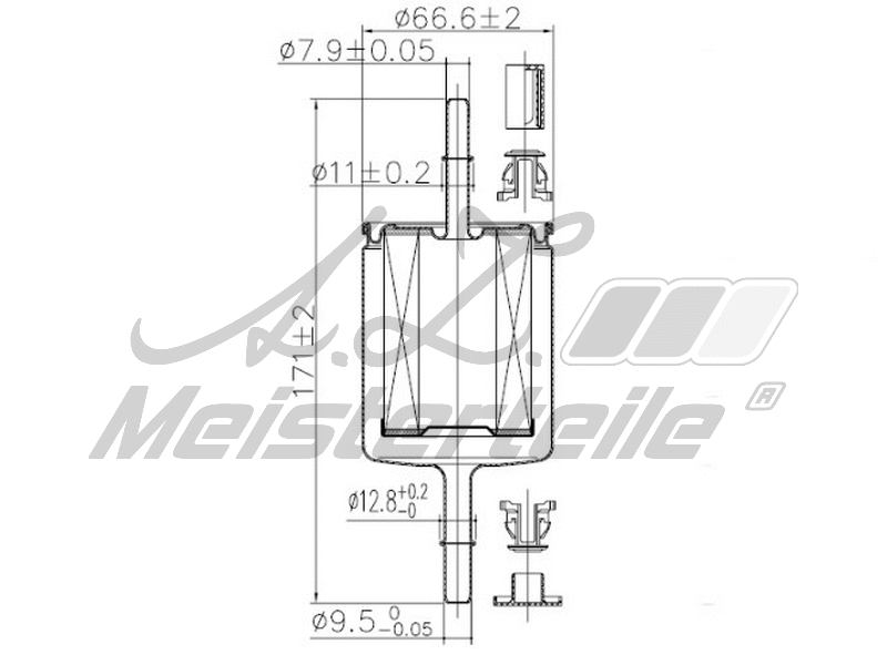 Fuel Filter (AZMT-41-020-1463)
