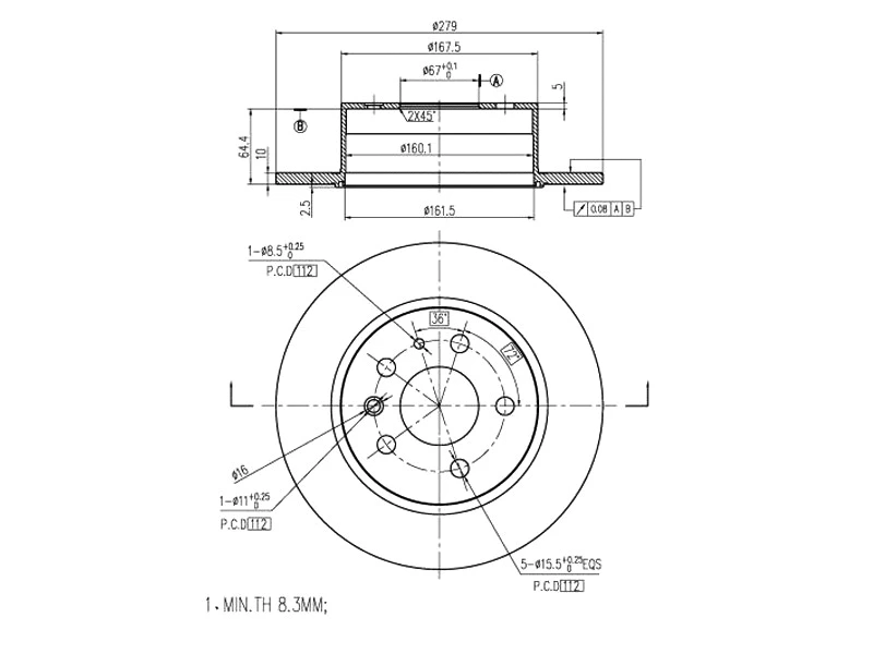 Brake Disc (AZMT-44-024-1000)