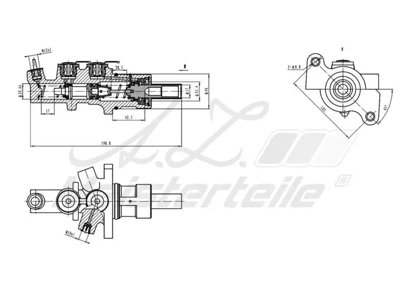 Brake Master Cylinder (AZMT-44-110-1075)