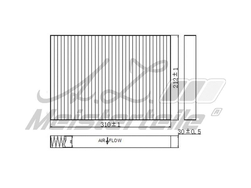 Filter, cabin air (AZMT-41-010-1665)