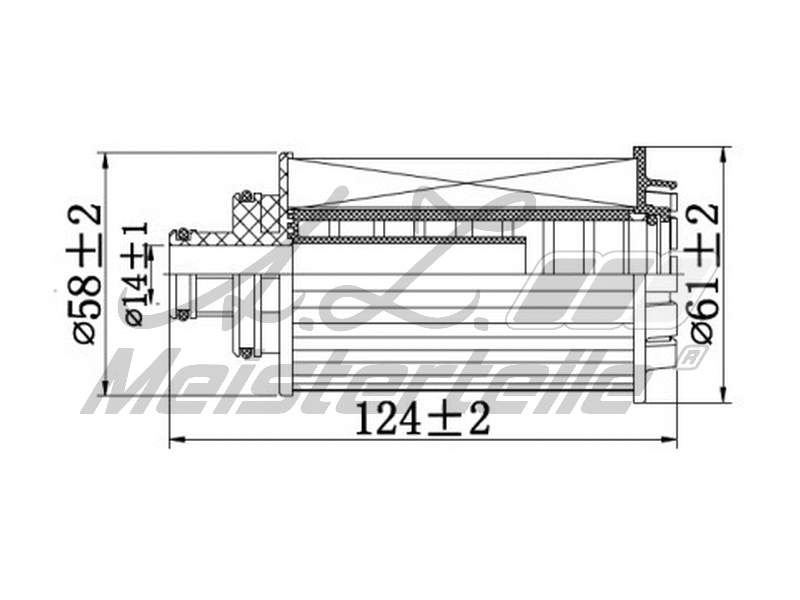 Oil Filter (AZMT-41-040-1324)