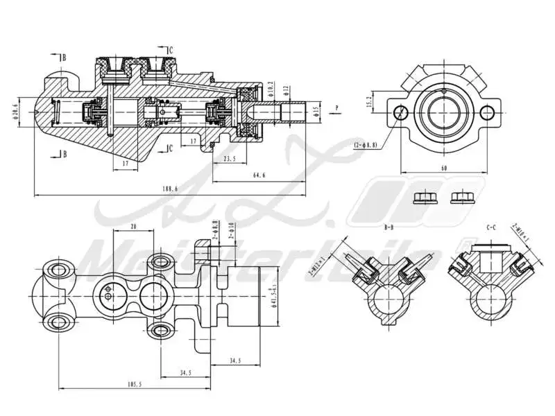 Brake Master Cylinder (AZMT-44-110-1114)