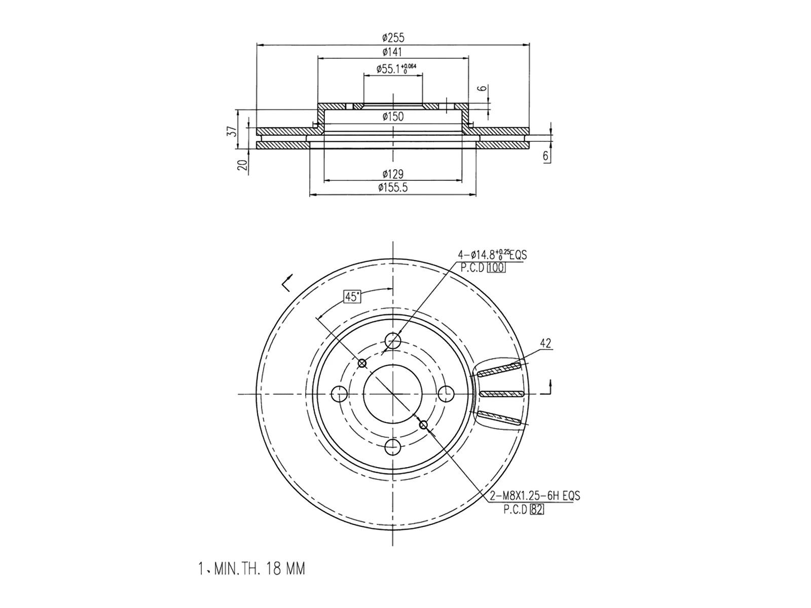 Brake Disc (AZMT-44-024-1084)
