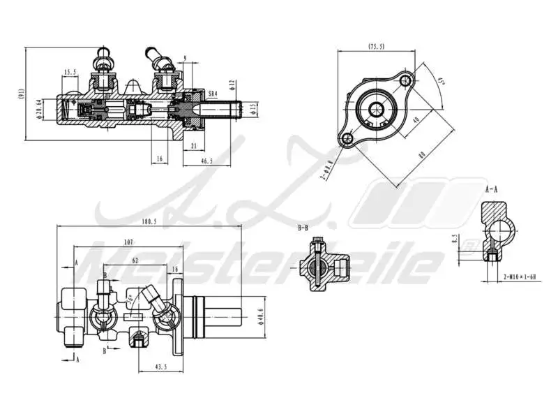 Brake Master Cylinder (AZMT-44-110-1085)