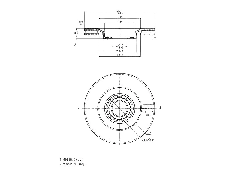 Brake Disc (AZMT-44-024-1099)